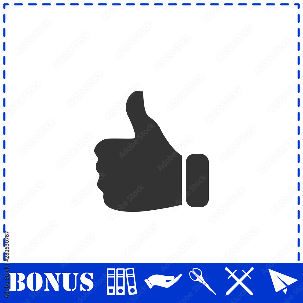 Thumb Up icon flat Thumb Up icon flat