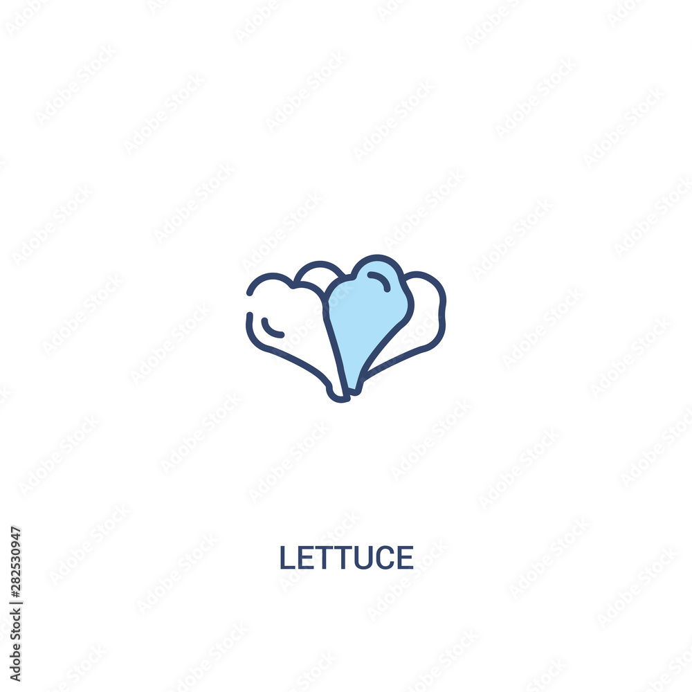 lettuce concept 2 colored icon. simple line element illustration. outline blue lettuce symbol. can be used for web and mobile ui/ux. lettuce concept 2 colored icon. simple line element illustration. outline blue lettuce symbol. can be used for web and mobile ui/ux.