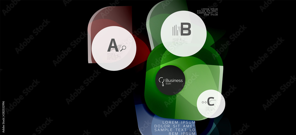 Modern advertising concept for wallpaper design. Vector info graphic design. Vector design concept. Business presentation. Abstract geometric frame.