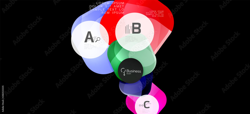 Modern advertising concept for wallpaper design. Vector info graphic design. Vector design concept. Business presentation. Abstract geometric frame.