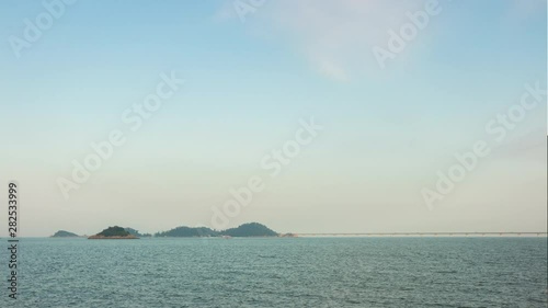 Wallpaper Mural zhuhai city bay sunny day macau hong kong traffic bridge panorama timelapse 4k china  Torontodigital.ca