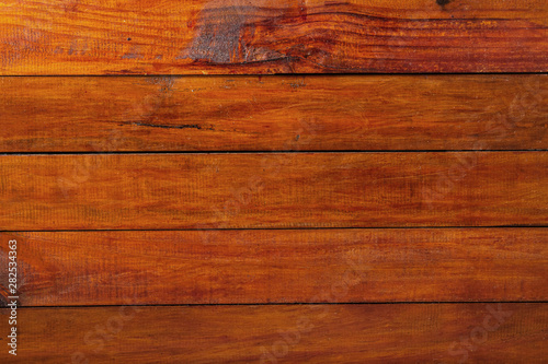 Brown wood table background, lots of contrast, wooden texture