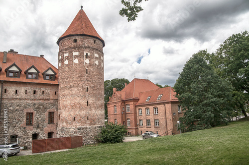 Medieval Bytow teutonic castle on Kashubia, Poland