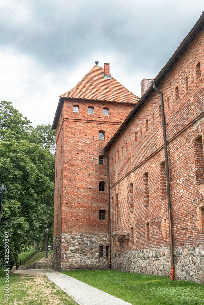Fototapeta premium Medieval Bytow teutonic castle on Kashubia, Poland