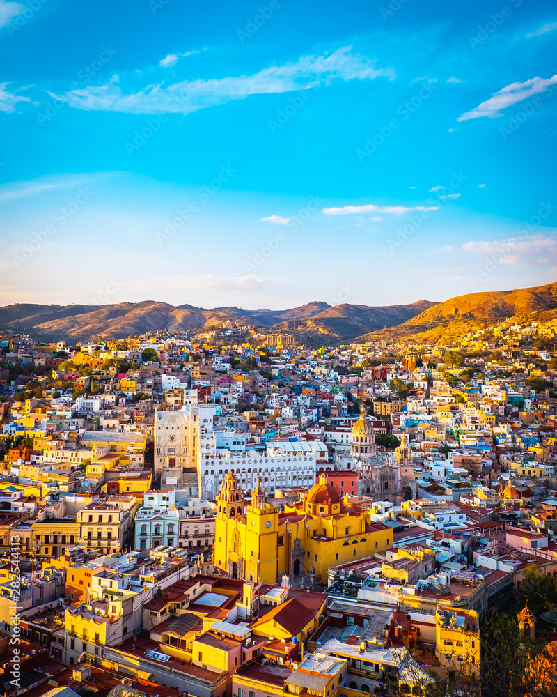 Fototapeta Great view in Guanajuato, Mexico