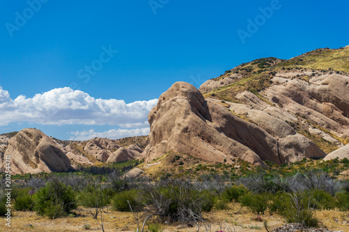 View of Morman Rock in The Cajon Pass, California