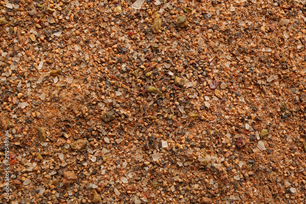 Ground mixed pepper as background, top view Ground mixed pepper as background, top view