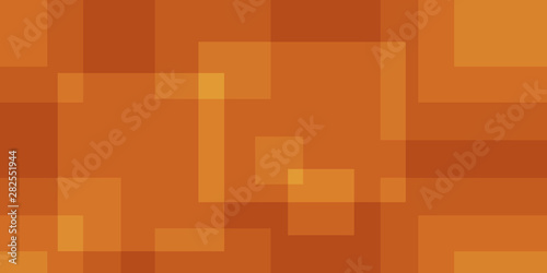 abstract orange square background design with elegant transparent intersecting line