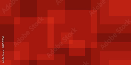 abstract red square background design with elegant transparent intersecting line