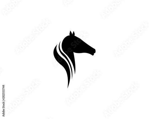 Fototapeta Naklejka Na Ścianę i Meble -  Horse Logo Template Vector illustration design
