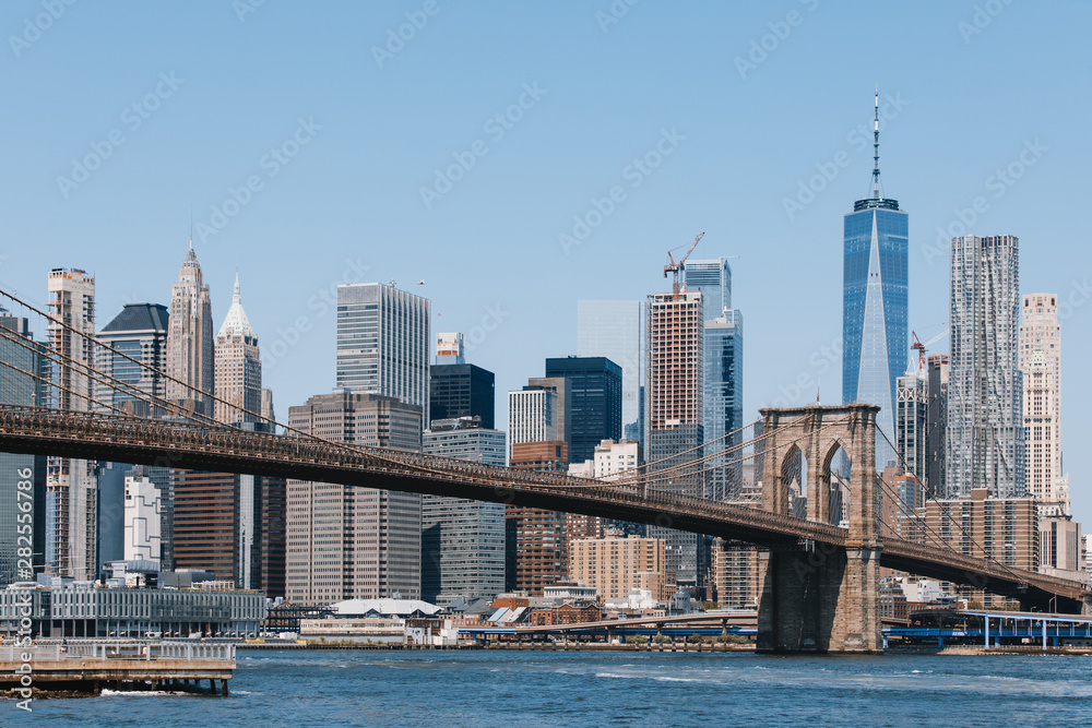 Lower Manhattan skyline NYC, USA