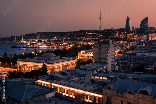 panoramic view of Baku