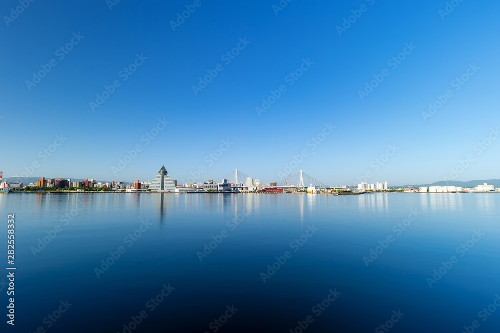 Obraz premium 【青森】早朝の青森ベイエリア