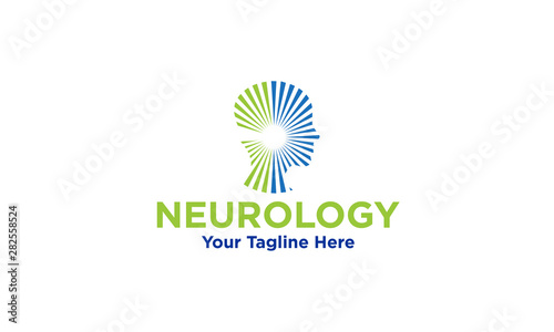 Neurology Brain Human Logo