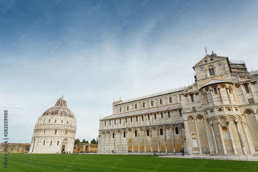 Pisa baptistery and cathedral, Italy