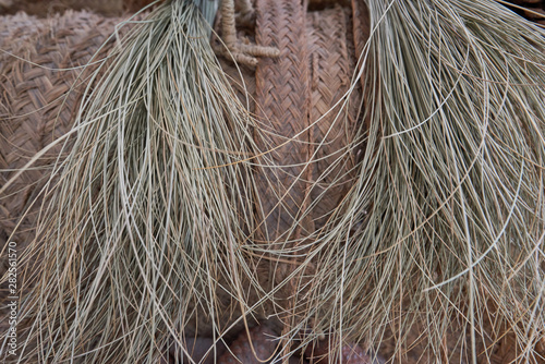 Old wicker basket