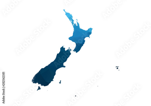 Vector Map - Blue Geometric Rumpled Triangular. Low poly map of Afghanistan. contour/shape map isolated on white background.