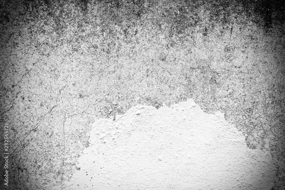 Obraz premium Texture of a concrete wall with cracks and scratches which can be used as a background