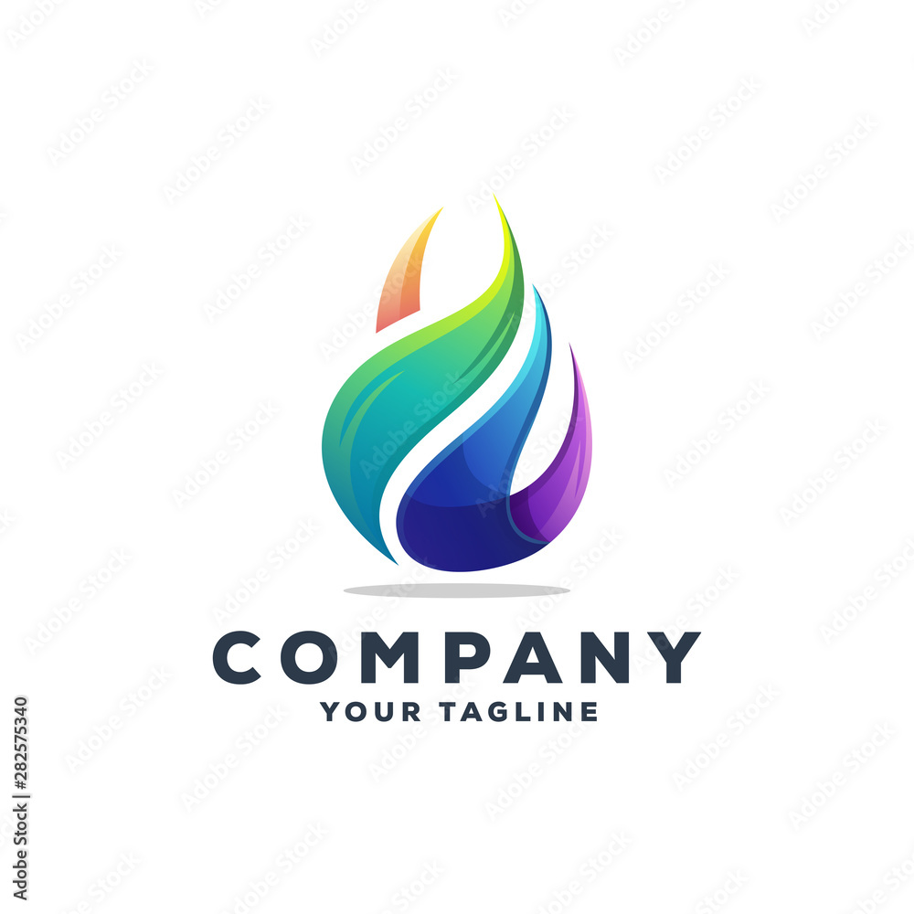 awesome gradient flame logo design awesome gradient flame logo design
