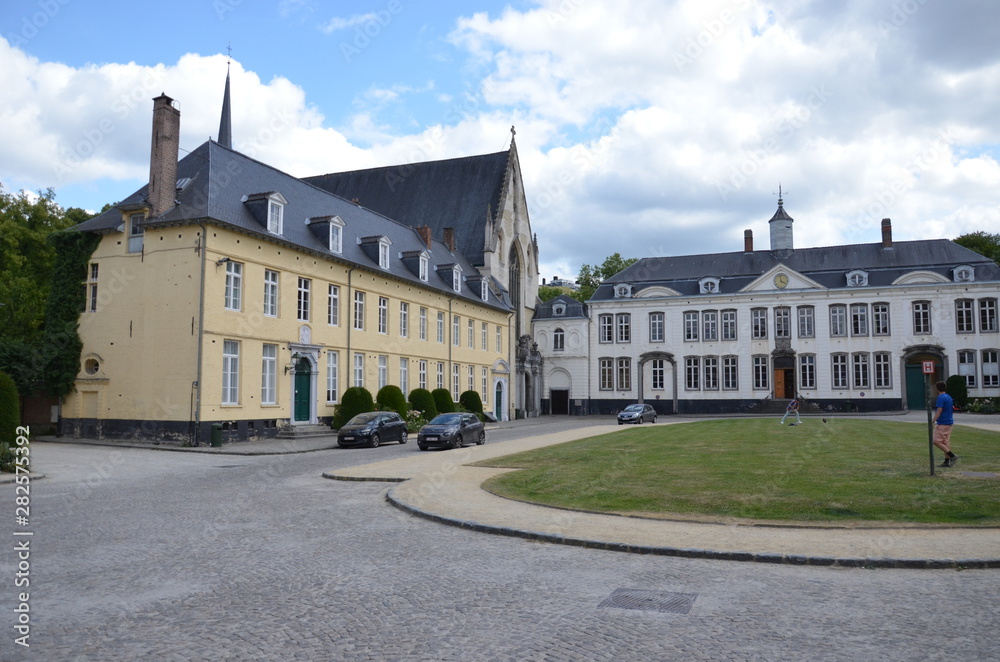 cour d'honneur de l'Abbaye de la Cambre à Bruxelles