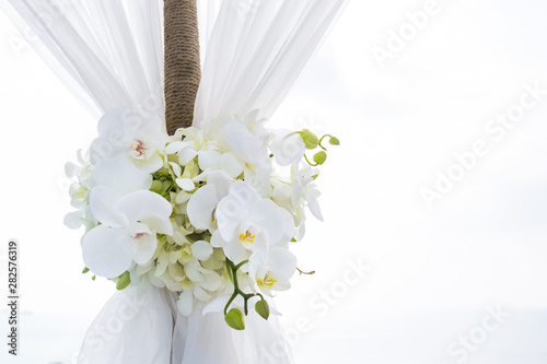 Fototapeta Naklejka Na Ścianę i Meble -  wedding setup detail