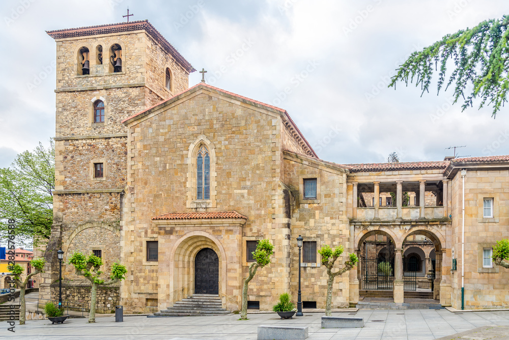 View at the Church of San Nicolas del Bari in Oviedo - Spain
