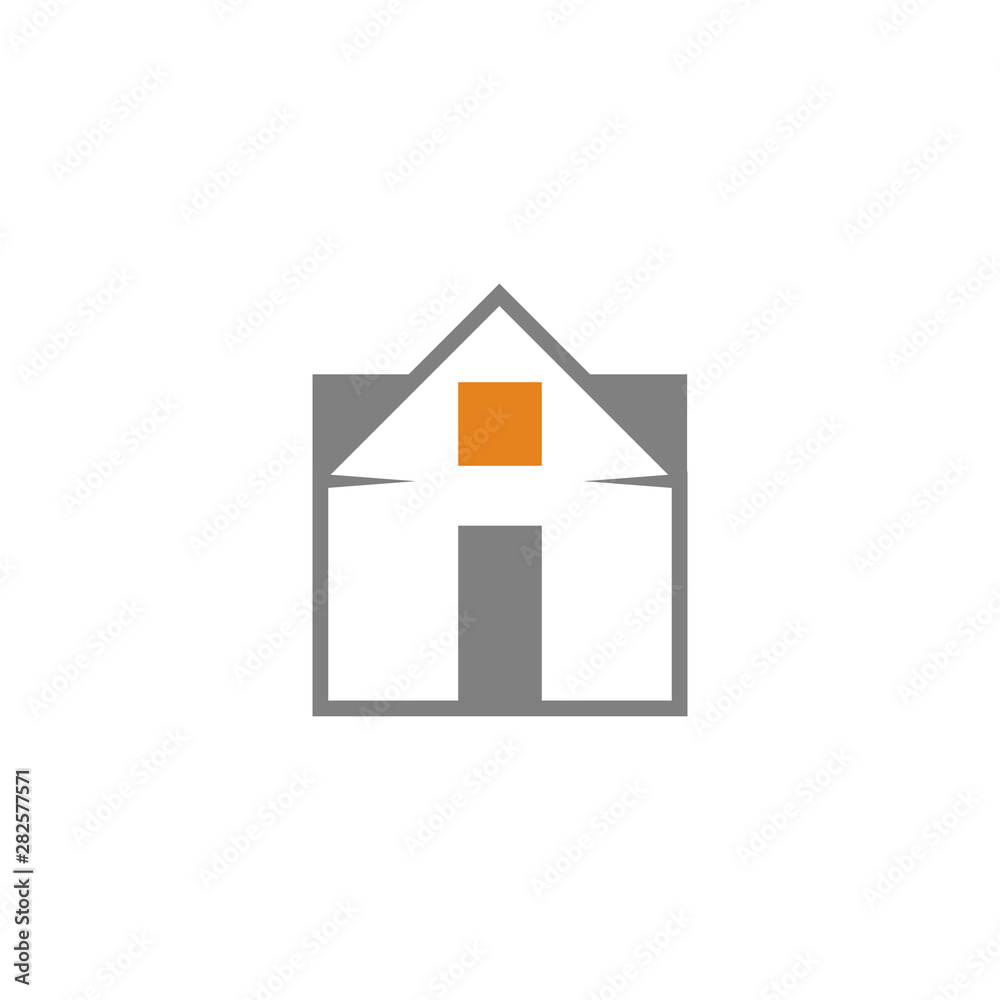 Clean creative building logo design. Vector image. Clean creative building logo design. Vector image.