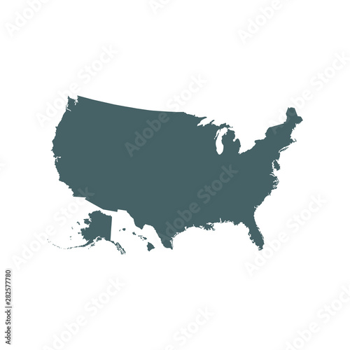 United States Map. Vector illustration design.