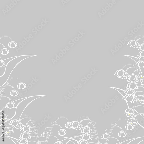 abstract floral background with place for your text
