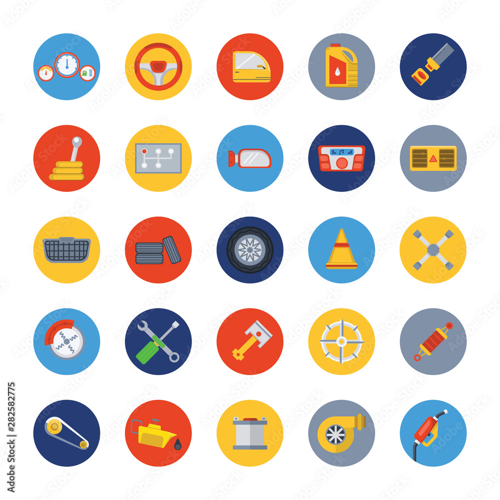 car parts icon vector illustration car parts icon vector illustration