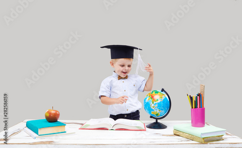 Fényképezés Clever and smart child, prodigy