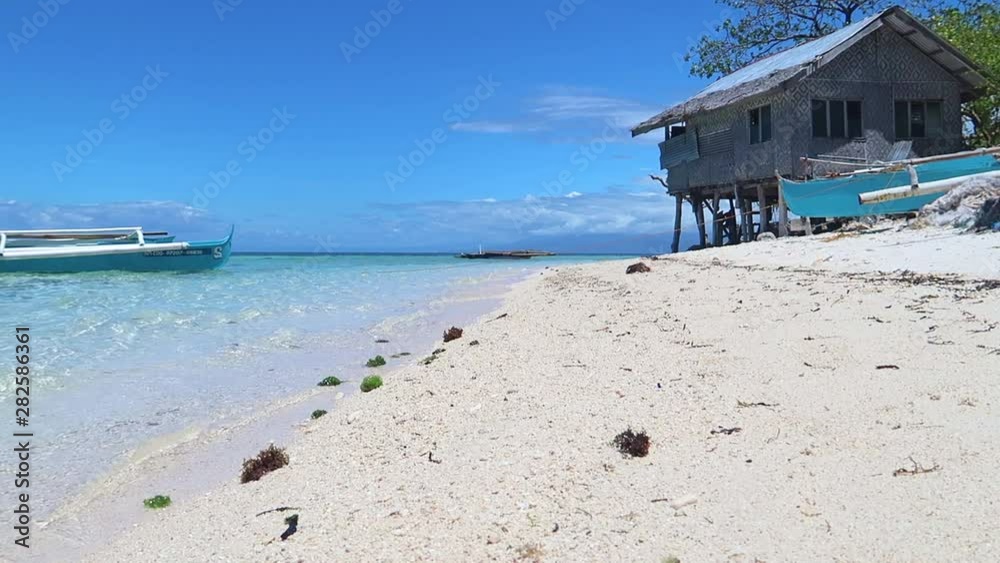 White Sand Beach With Crystal Clear Water On Tropical Island White Sand Beach With Crystal Clear Water On Tropical Island