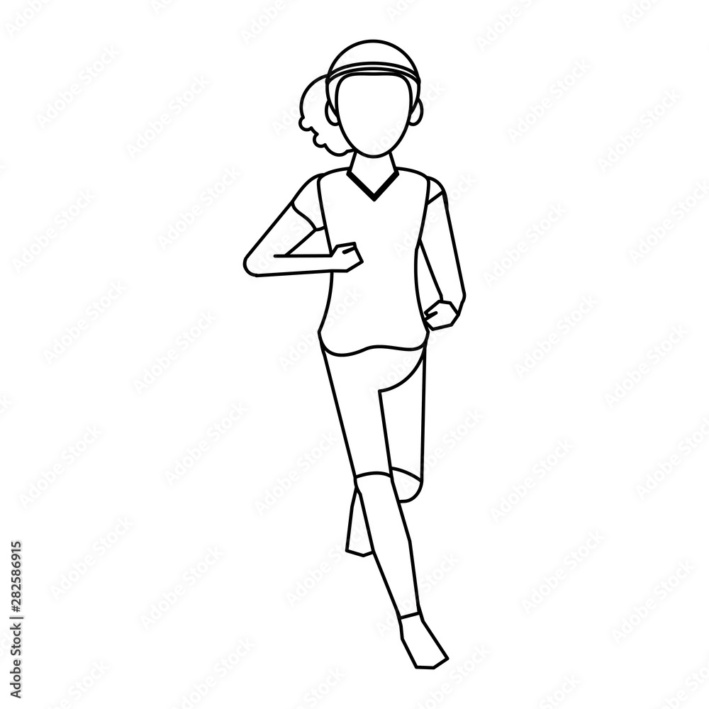 fitness sport lifestyle workout cartoon in black and white fitness sport lifestyle workout cartoon in black and white