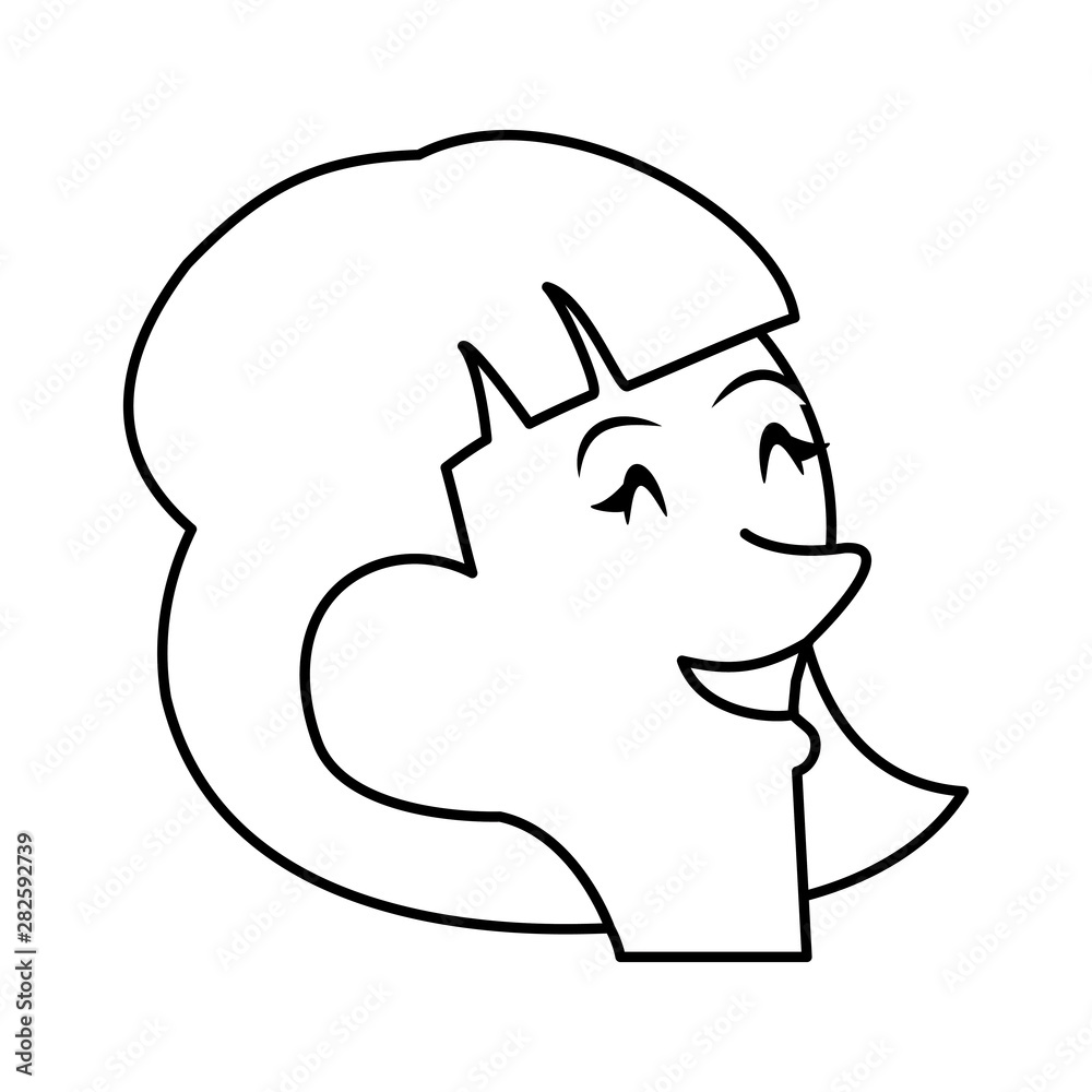 girl young kid infancy cartoon in black and white girl young kid infancy cartoon in black and white