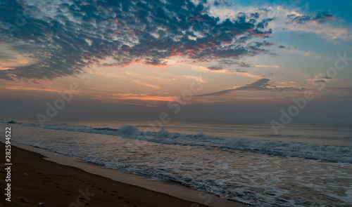 Sunrise at Puri beach. © ABIR