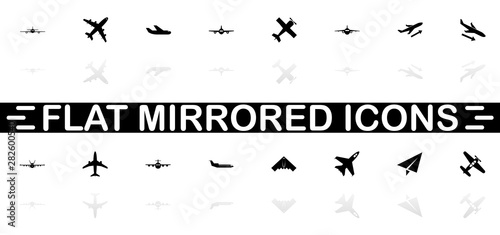 Planes - Flat Vector Icons