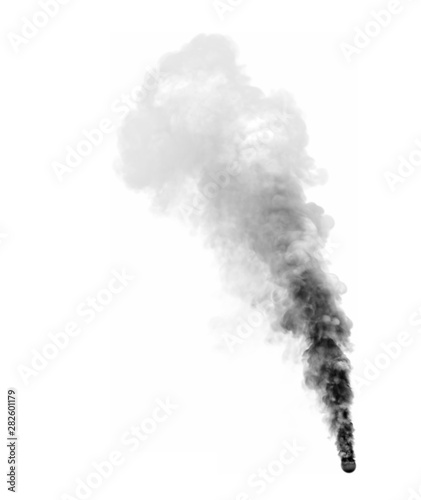 heavy mystery smoke isolated on white background - 3D illustration of smoke