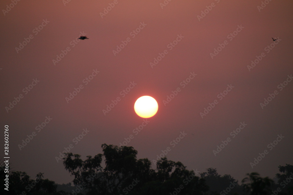 Obraz premium moon and clouds