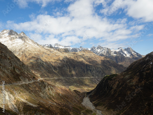 Near the summit of the Susstenpass, Switzerland, dramatic view © John