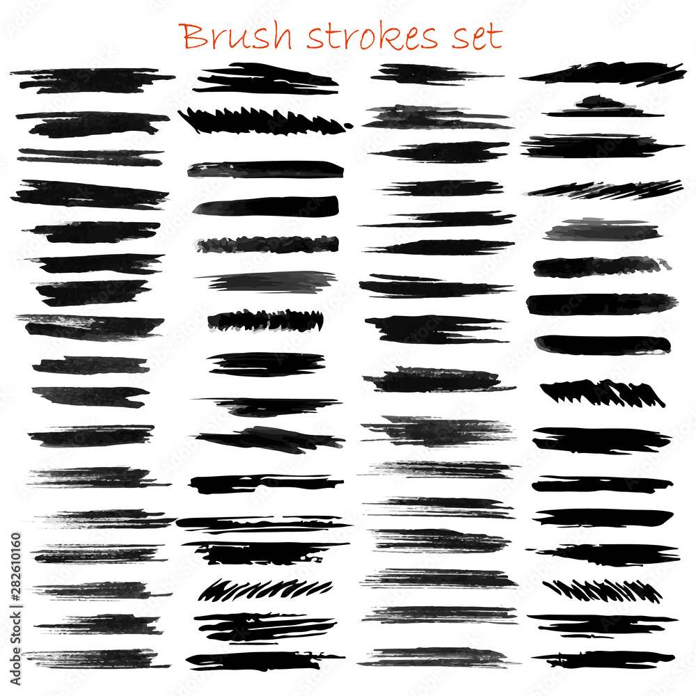 grungy vector brush strokes grungy vector brush strokes