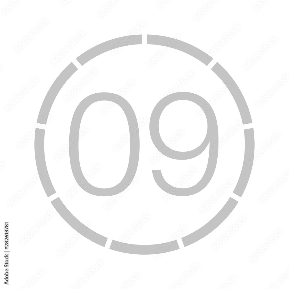 Obraz premium 9 nine parameter flat design concept components. Modern infographics puzzle illustration banner, business diagram brochure.