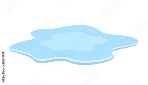 Spill water vector cartoon