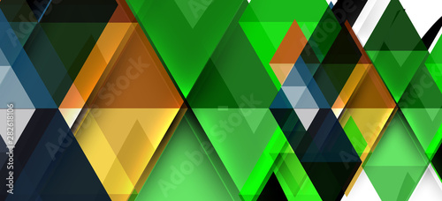 Abstract concept triangle graphic element. Technology background. Banner  poster template