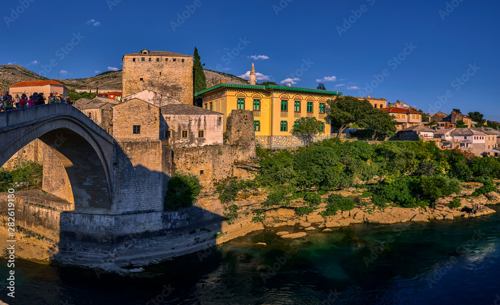 Panoramic view from Mostar. Bosnia