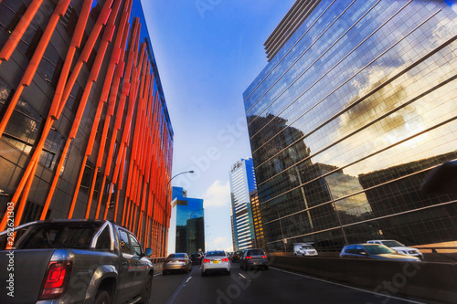 Photography Car Distrib 2 Bridge Betw Towers