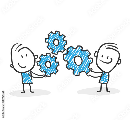 Stickman Blue: Strategy, Gears. (Nr. 28)	