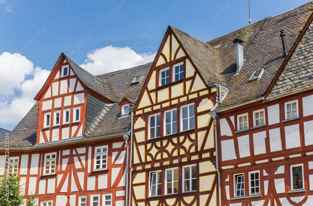 Colorful historic houses in Limburg an der Lahn, Germany