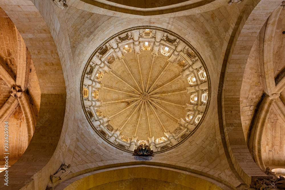 Interior of the old Cathedral of Salamanca