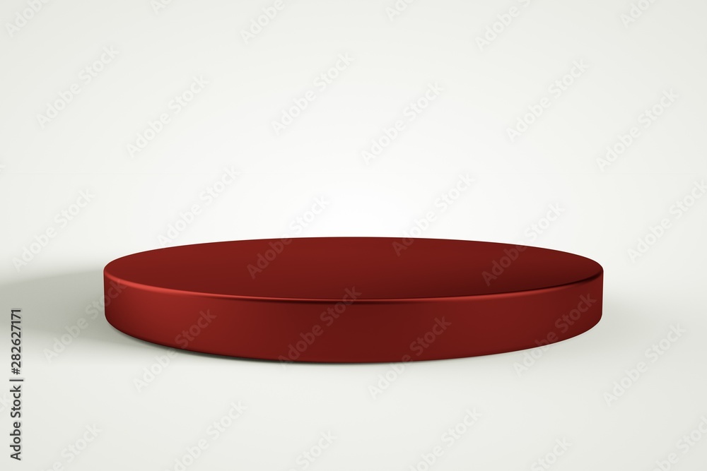 3d rendering metal podium minimal white wall scene 3d rendering metal podium minimal white wall scene