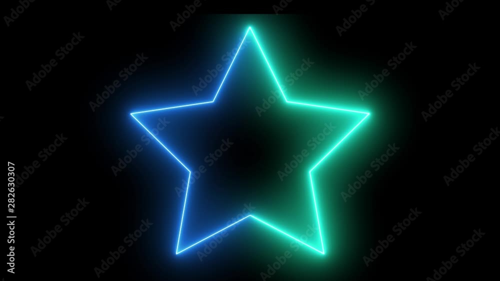 Isolated neon abstract star. Creative glowing shiny disco lights on shape on Star. Isolated neon abstract star. Creative glowing shiny disco lights on shape on Star.